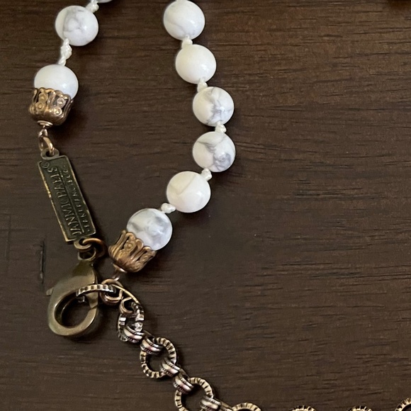 Set of two necklaces and one cuff bracelet Jan Michaels - Picture 5 of 7